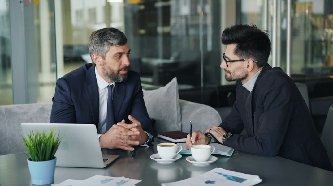 professional negotiation scene
