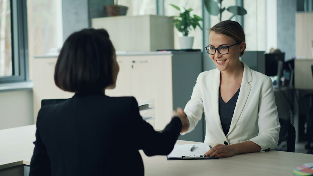 client meeting handshake